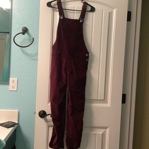 Maroon Overalls
